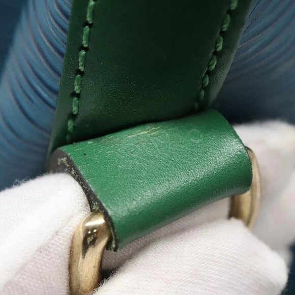 LOUIS VUITTON Epi Noe Shoulder Bag Bicolor Green Blue M44044 LV Auth 132146 - Picture 14 of 16